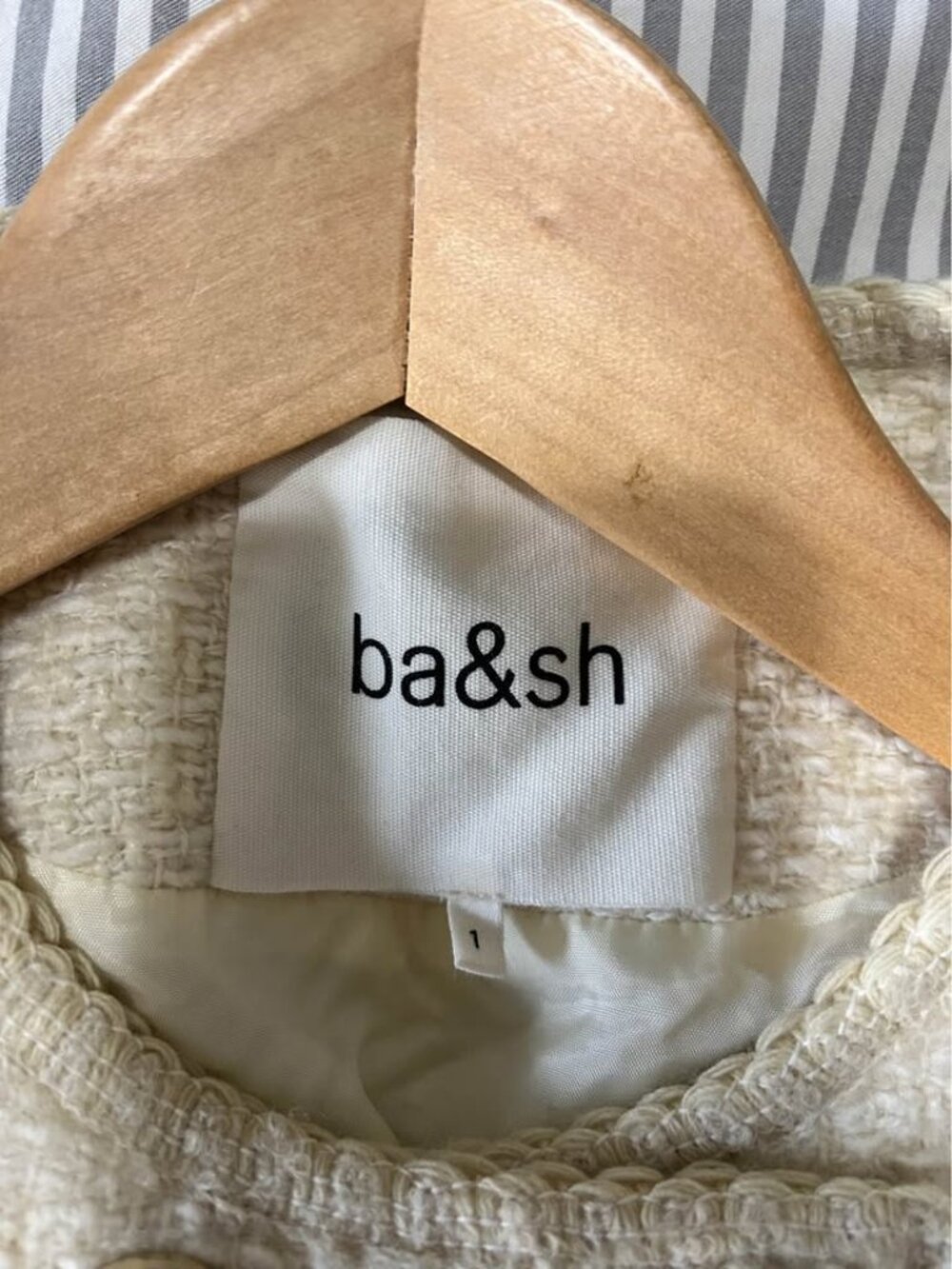 BA&SH Cream Jacket - Picture 2 of 2